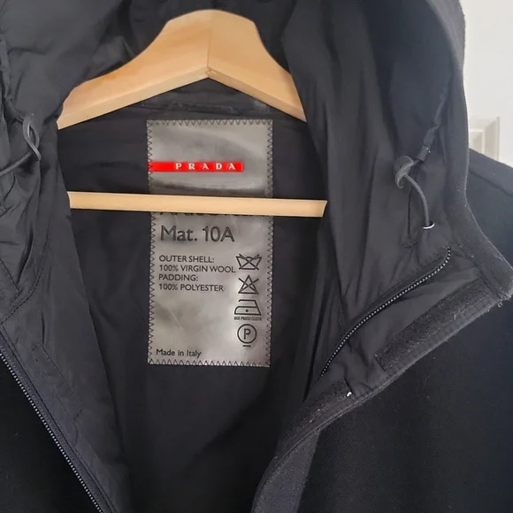 PRADA100% VIRGIN WOOLCOAT Jackets & Coats